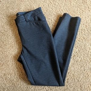 Andrew Marc Blue Straight Leg Lined Pants